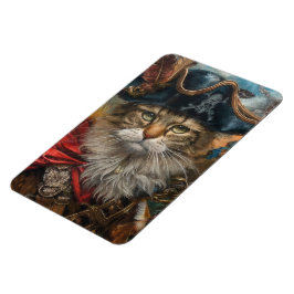 Feline Buccaneer - Magnet für flexibles Foto