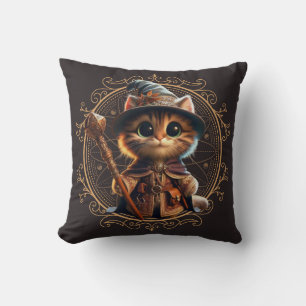 Feline Fantasy Adventure Kissen
