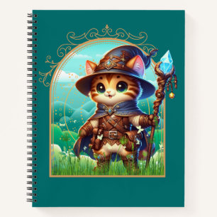 Feline Fantasy Adventure Notizbuch