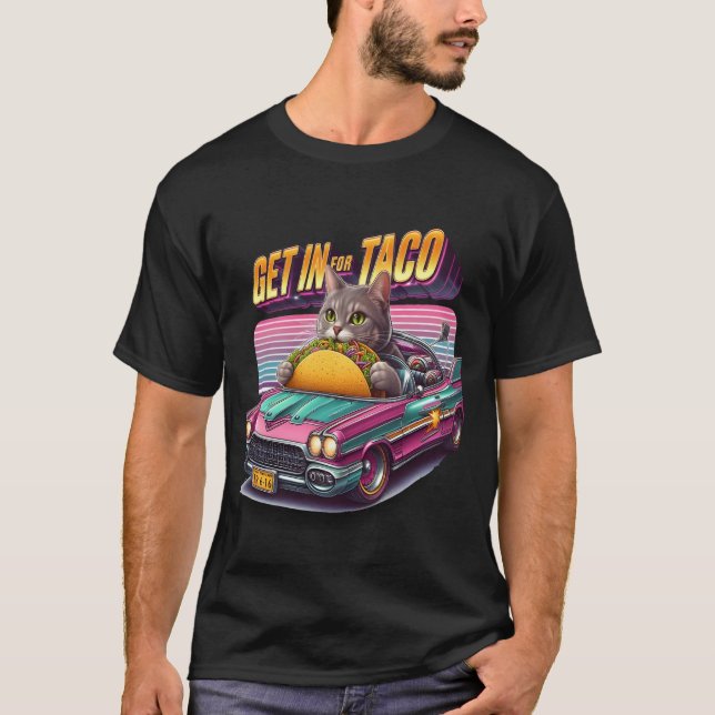 Feline Fiesta auf rosa Tour T-Shirt (Vorderseite)
