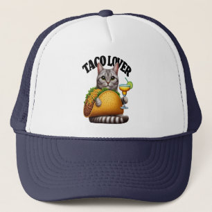 Feline Fiesta: Taco Cat Truckerkappe