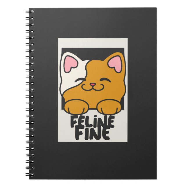 Feline Fine Notizblock (Vorderseite)
