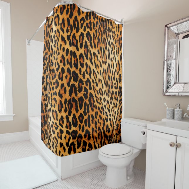 Feline Freckles Duschvorhang (Beispiel)