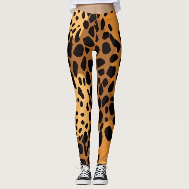 Feline Freckles Leggings (Vorderseite)