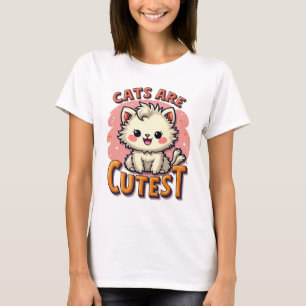 Feline Fun Forever Cat T-Shirt