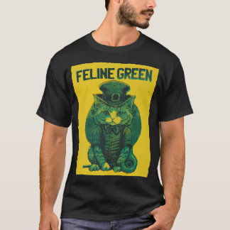 Feline Green St T-Shirt