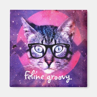 Feline Groovy Cat Magnet