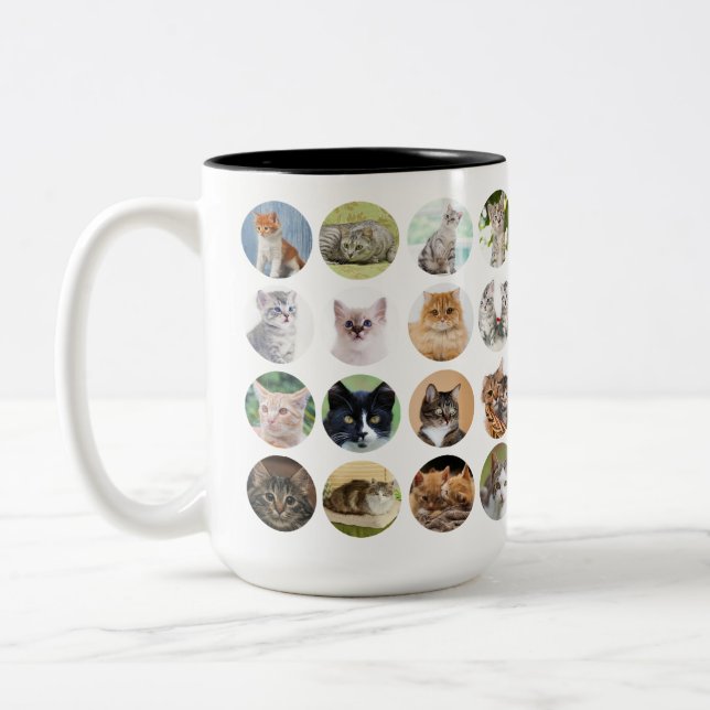 Feline Inspiriert Zweifarbige Tasse (Links)