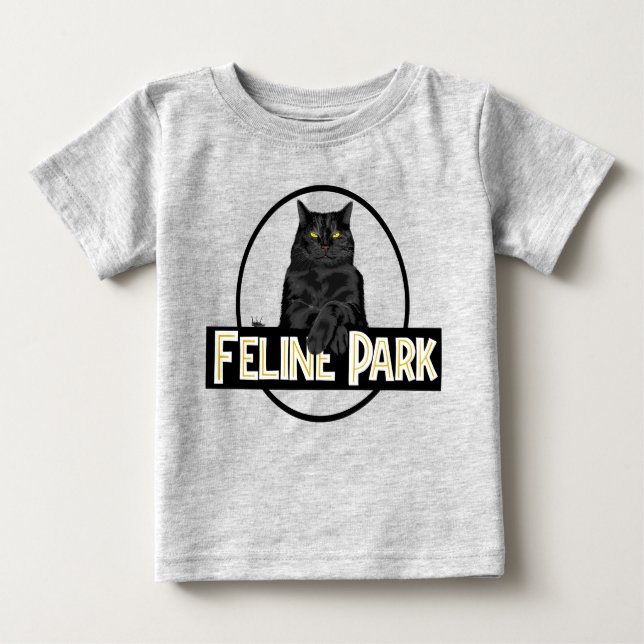 Feline Park Baby T-shirt (Vorderseite)
