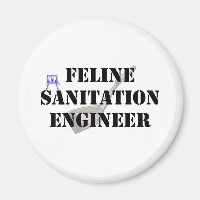 Feline Saniter Magnet (Vorne)