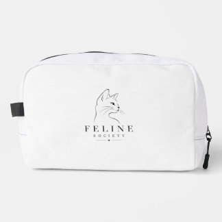 Feline Society Minimalistische Süße Katze Kosmetik Waschbeutel