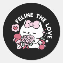 Feline the Liebe - Niedliches Katzen-Design von Va