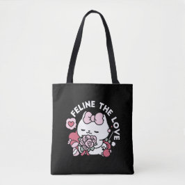 Feline the Liebe - Niedliches Katzen-Design von Va Tasche