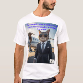 Feline Wisdom & Wealth - Catpitalist T-Shirt