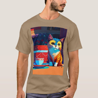 FelineGeschürte Art 14 T-Shirt
