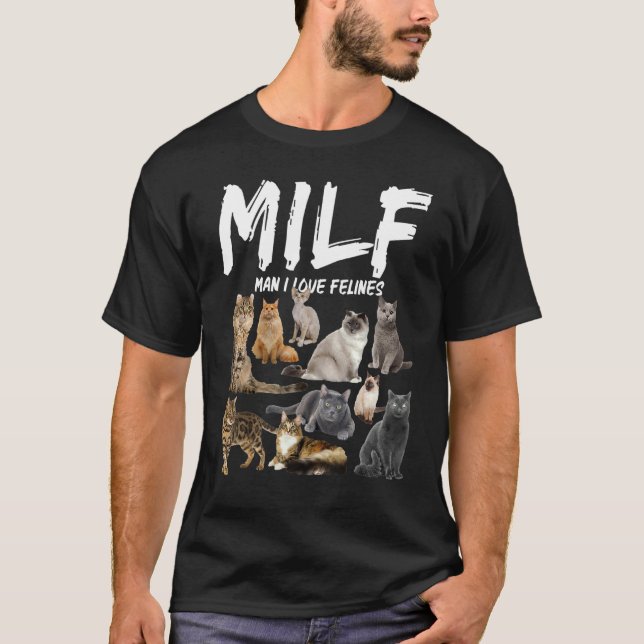 Felines Cat Vintag 1 T-Shirt (Vorderseite)