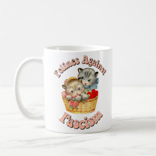 Felines gegen den Faschismus Kaffeetasse