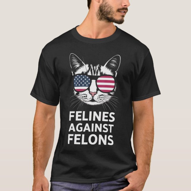 Felines gegen Felsen T-Shirt (Vorderseite)