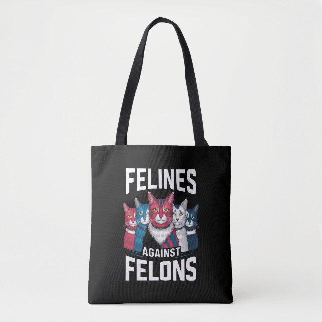 Felines gegen Felsen Tasche (Vorderseite)