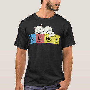 Felines Science Periodic Table Kitten von Tobe Fon T-Shirt