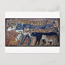 Felinos de Costa Rica - Große Katzen Postkarte