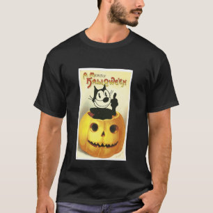Felix der KATZE Merch Ein Frohes Halloween Spaß T-Shirt
