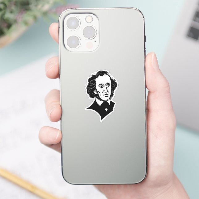 Felix Mendelssohn Bartholdy Aufkleber (Telefon)