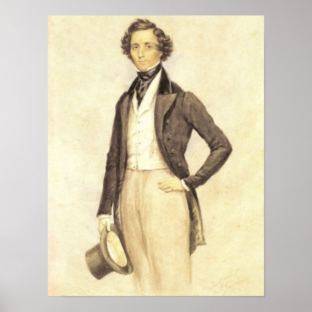Felix Mendelssohn-Bartholdy Poster (Vorne)
