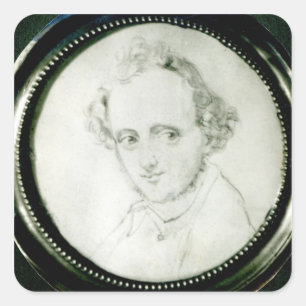 Felix Mendelssohn Quadratischer Aufkleber