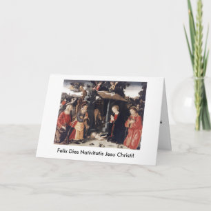 Felix meurt carte de Noël de Nativitatis Jesu