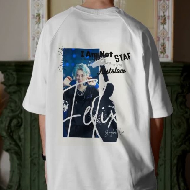 Felix Stray Kids Fan T - Shirt Design (Von Creator hochgeladen)