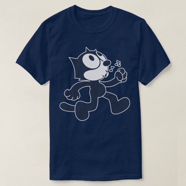 Felix the Cat Clean Transparent T-Shirt (Design vorne)