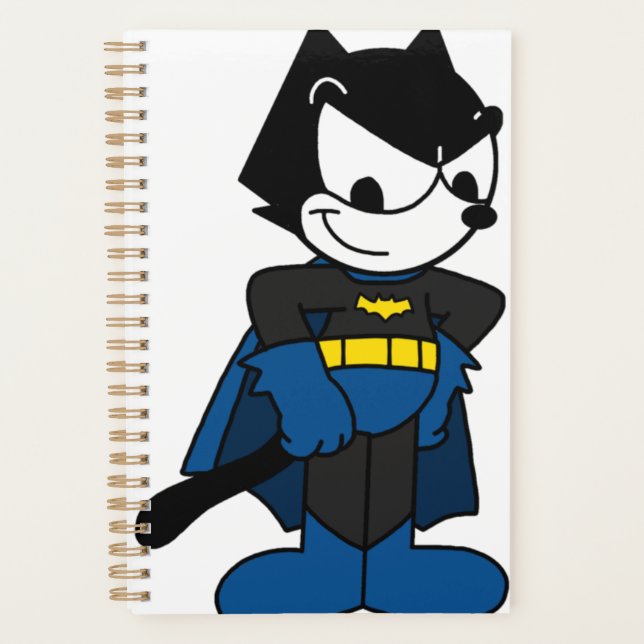 Felix the Hero — Niedlicher Cartoon Superhero Desi Planer (Vorderseite)