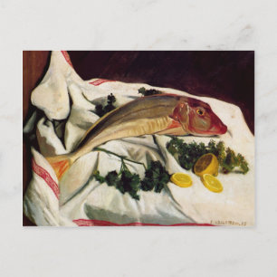 Felix Vallotton - Ein Gurnard hat Handtuch Postkarte