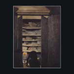 Felix Vallotton - Frauen durchsuchen Tafel Postkarte<br><div class="desc">Dieses Meisterwerk des Intimismus mit dem Titel "Frauen durchsuchen durch ein Cupboard" wurde 1901 von dem berühmten Maler Felix Vallotton mit Öl auf der Leinwand hergestellt.</div>