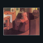 Felix Vallotton - Intimität - Paar des Innern Postkarte<br><div class="desc">Dieses Meisterwerk aus der Cloisonnism mit dem Titel Intimität Couple in Interior wurde von dem berühmten Maler Felix Vallotton mit Öl,  Temppera auf Pappe im Jahr 1898 gemacht.</div>