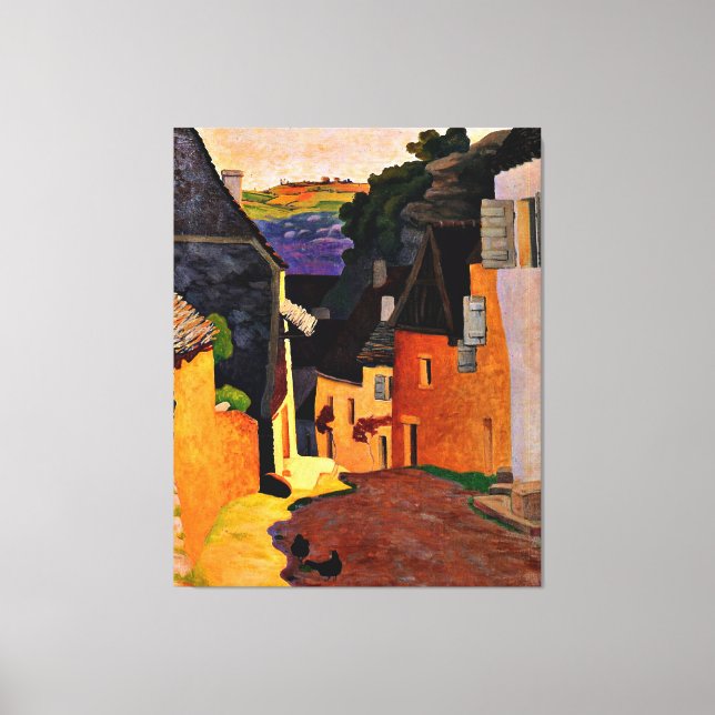 Felix Vallotton - Rocamadour Landschaft Leinwanddruck (Vorderseite)