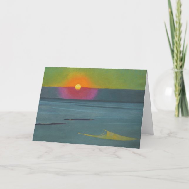 Félix Vallotton Sunset CC0608 Grußkarte Karte (Vorderseite)