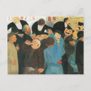 Felix Vallotton - The Bistro Postkarte