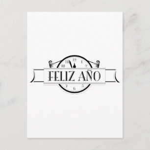 Feliz Ano Postkarte