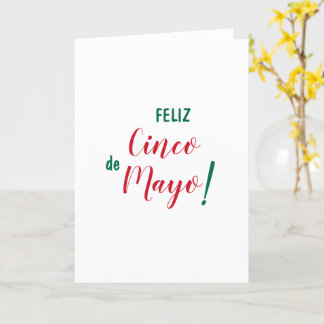 Feliz Cinco de Mayo Green Karte