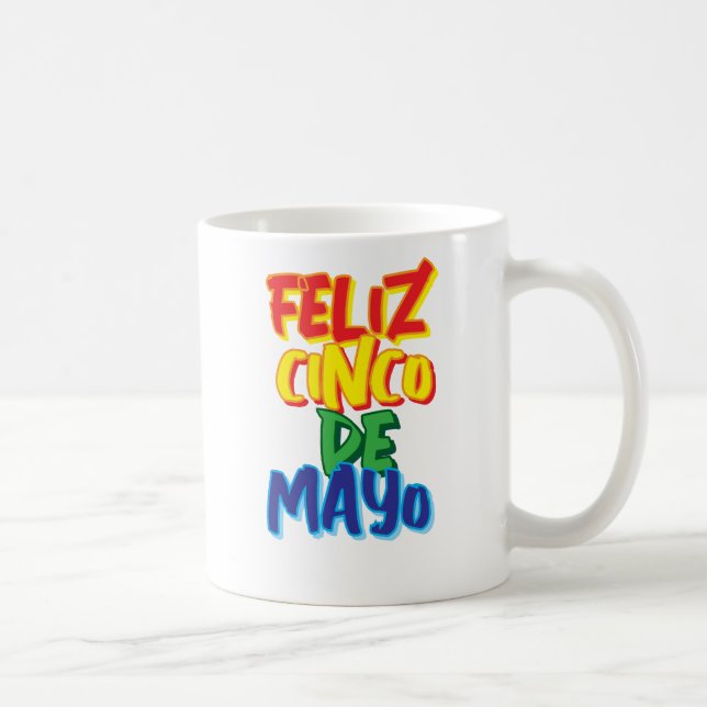 Feliz Cinco de Mayo tasse à café (Droite)