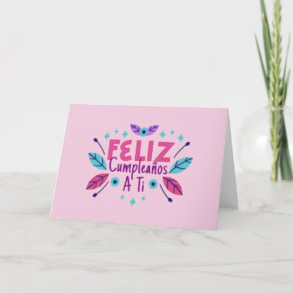 Feliz Cumpleanos A Ti Tarjeta