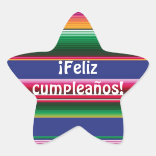 Feliz Cumpleanos Aufkleber