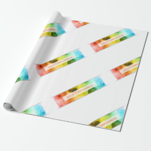 Feliz cumpleanos-Bokeh Geschenkpapier