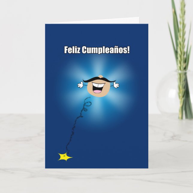 Feliz Cumpleanos, carte de voeux drôle (Devant)