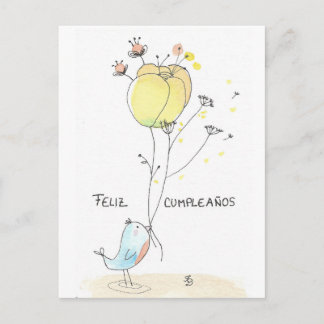 Feliz Cumpleaños Postkarte