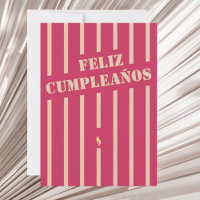 Feliz cumpleaños spanische Geburtstagskarte