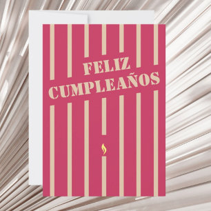 Feliz cumpleaños spanische Geburtstagskarte