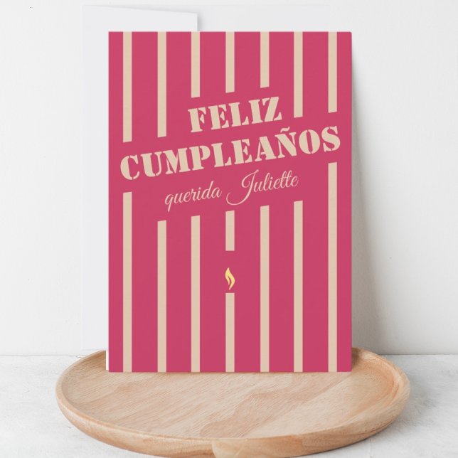 Feliz cumpleaños spanische Geburtstagskarte (Von Creator hochgeladen)